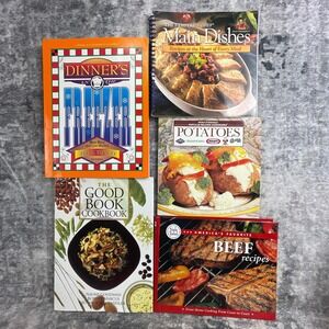 Cookbook Lot of 5 Dinner's in Freezer Pampered Chef Beef Potatoes Book